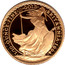 UK 10 Pounds Britannia - Elizabeth II 3rd portrait 1994 Proof KM# 950a ∙1/10∙OUNCE∙FINE∙GOLD∙ ∙BRITANNIA∙1994∙ P.NATHAN coin reverse
