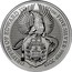 UK 10 Pounds Queen's Beasts (The Griffin) 2018 GRIFFIN OF EDWARD III 10 OZ. FINE SILVER 999.9 2018 JC coin reverse