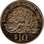 New Zealand $10 Sinking of the General Grant 1996 (l) Prooflike KM# 98 SINKING OF THE GENERAL GRANT $10 coin reverse