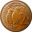 New Zealand 2 Cents Elizabeth II (3rd portrait) 1987 (l) Sets only KM# 59 2 JB coin reverse