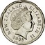 New Zealand 20 Cents Pukaki 2008 (o) KM# 118a NEW ZEALAND ELIZABETH II 2006 IRB coin obverse