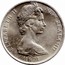 New Zealand 20 Cents (Elizabeth II) KM# 36.2 ELIZABETH II NEW ZEALAND *YEAR* coin obverse