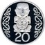 New Zealand 20 Cents Maori Language 1995 (l) Proof KM# 81a 20 coin reverse