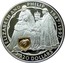 New Zealand 20 Dollars Queen's Golden Wedding Anniversary 1997 Proof KM# 108 ELIZABETH AND PHILIP 1947-1997 20 DOLLARS coin reverse