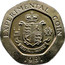 UK 25 Pence Royal Mint Trial 1981 EXPERIMENTAL COIN ROYAL MINT 1981 coin obverse