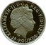 UK 25 Pounds 20th anniversary issue 2007 British Royal Mint Proof KM# 1276 ELIZABETHIIDG REGFIDDEF IRB 25 POUNDS coin obverse