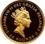 UK 25 Pounds Britannia 1992 British Royal Mint Proof KM# 951a ELIZABETH'II'D'G REG'FID'DEF '25'POUNDS' RDM coin obverse