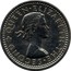 New Zealand 3d Elizabeth II 1962 KM# 25.2 + QUEEN∙ELIZABETH∙THE∙SECOND coin obverse
