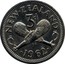 New Zealand 3d Elizabeth II 1962 KM# 25.2 NEW∙ZEALAND 3D ∙*YEAR*∙ K∙G coin reverse