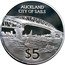 New Zealand $5 Auckland City of Sails 1996 Proof KM# 99a AUCKLAND CITY OF SAILS $5 coin reverse