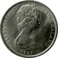 New Zealand 5 Cents Elizabeth II (2nd portrait) 1985 (o) KM# 34.2 ELIZABETH II NEW ZEALAND 1967 coin obverse