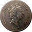 New Zealand 5 Cents Elizabeth II (3rd portrait) 1987 (l) Sets only KM# 60 ELIZABETH II NEW ZEALAND *YEAR* RDM coin obverse
