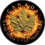 Canada 5 Dollars Burning Maple Leaf 2016 CANADA 9999 9999 FINE SILVER 1 OZ ARGENT PUR coin reverse
