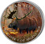 Canada 5 Dollars Canadian Wildlife Series - Moose 2012 CANADA 9999 FINE SILVER 1 OZ ARGENT PUR coin reverse