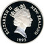 New Zealand 5 Dollars Hooker Sea Lions 1993 Proof KM# 89 NEW ZEALAND ELIZABETH II 1993 RDM coin obverse