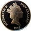 New Zealand 5 Dollars (James Clark Ross 1995 Proof KM# 92 NEW ZEALAND ELIZABETH II 1995 RDM coin obverse