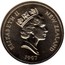 New Zealand 5 Dollars Queen's Golden Wedding Anniversary 1997 KM# 105 ELIZABETH II NEW ZEALAND 1997 RDM coin obverse