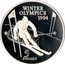 New Zealand 5 Dollars Winter Olympics 1994 1994 Proof KM# 96 WINTER OLYMPICS 1994 5 DOLLARS coin reverse