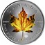 Canada 5 Dollars Yellow Maple Leaf 2014 CANADA 9999 9999 FINE SILVER 1 OZ ARGENT PUR coin reverse