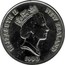 New Zealand 50 Cents 150 Years Treaty of Waitangi 1990 (c) Sets only. KM# 75 ELIZABETH II NEW ZEALAND 1990 RDM coin obverse