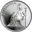 UK 50 Pence Britannia 2013 British Royal Mint Proof KM# 1256 BRITANNIA 1/4 OUNCE FINE SILVER 2013 coin reverse