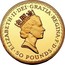 UK 50 Pounds Britannia - Elizabeth II (3rd portrait) 1987 KM# 952 ELIZABETH II DEI GRATIA REGINA F D 50 POUNDS RDM coin obverse