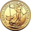 UK 50 Pounds Britannia - Elizabeth II (3rd portrait) 1987 KM# 952 1/2 OUNCE FINE GOLD BRITANNIA 1987 P.NATHAN coin reverse