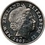 New Zealand 50C Gollum 2003 (l) KM# 138 NEW ZEALAND ELIZABETH II 2003 IRB coin obverse