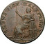 UK Brunswick Halfpenny Kilvington 1795  BRUNSWICK HALFPENNY ∙ 1795 coin reverse