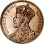 New Zealand Crown Waitangi 1935 KM# 6 GEORGE V KING EMPEROR coin obverse