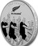 New Zealand One Dollar All Blacks 2011 (m) Proof KM# 345 ONE DOLLAR ALL BLACKS coin reverse