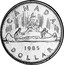 New Zealand Dollar Mule with Canada Dollar 1985 KM# 95 CANADA 1985 DOLLAR coin reverse