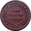 UK Farthing Bristol - Patent Sheathing Nail Manufactory 1811  FARTHING TOKEN PAYABLE AT BRISTOL & LONDON 1811 coin reverse