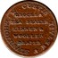 UK Farthing Chatteris - W. Curtis 1813  W. CURTIS GROCER & TEA DEALER LINNEN & WOOLLEN DRAPER ∙ WHOLESALE & RETAIL ∙ coin reverse