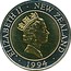 New Zealand Fifty Cents H.M.S. Endeavour 1994 KM# 90 ELIZABETH II ∙ NEW ZEALAND ∙ 1994 ∙ RDM coin obverse