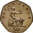 UK Fifty Pence Elizabeth II (2nd portrait) large type 1983 Proof KM# 932 FIFTY PENCE coin reverse