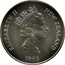 New Zealand Five Dollars Coronation Jubilee 1993 KM# 88 NEW ZEALAND ELIZABETH II 1993 RDM coin obverse