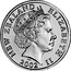New Zealand Five Dollars Hector's Dolphins 2002 (c) 500 pieces were housed in a stamp covers KM# 145 NEW ZEALAND ELIZABETH II 2002 IRB coin obverse