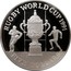 New Zealand Five Dollars Rugby World Cup 1991 (c) Proof KM# 80a RUGBY WORLD CUP 1991 FIVE DOLLARS coin reverse