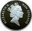 New Zealand Five Dollars Saddleback 1997 (l) Proof KM# 103a ELIZABETH II NEW ZEALAND RDM coin obverse