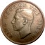 New Zealand Half Crown George VI 1948 KM# 19 KING GEORGE THE SIXTH HP coin obverse