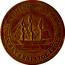 UK Half Penny Bristol - Patent Sheathing Nail Manufactory / S. Guppy 1812  PATENT SHEATHING NAIL MANUFACTORY. BRISTOL coin obverse