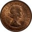 New Zealand Half Penny Elizabeth II (1st portrait) 1965 KM# 23.2 + QUEEN∙ELIZABETH∙THE∙SECOND coin obverse