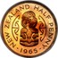 New Zealand Half Penny (Elizabeth II (1st portrait)) KM# 23.1 NEW ZEALAND HALF PENNY ∙ *YEAR* ∙ coin reverse