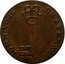 UK Halfpenny Glamorganshire - Swansea / J. Voss 1796  JOHN VOSS DRAPER &C. coin reverse