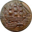 UK Halfpenny (Hampshire - Portsea / Licensed Victuallers) - coin reverse