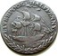 UK Halfpenny (Lancashire - Liverpool / Earl Howe) EARL HOWE & THE GLORIOUS FIRST OF JUNE. coin reverse