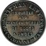 New Zealand Halfpenny Levy Lipman Wellington (1860-1869) KM# Tn38 .LIPMAN LEVY. WELLINGTON. NEW ZEALAND IMPORTER AND MANUFACTURER OF BOOTS & SHOES coin obverse