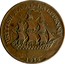 UK Halfpenny Yorkshire - British Naval 1812  BRITISH NAVAL HALFPENNY 1812 coin reverse