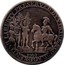 UK Kent Halfpenny Haycraft's Deptford Kentish Men & Royal George 1795  KENTISH LIBERTY PRESERVED BY VIRTUE & COURAGE * 1067 coin obverse